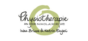 Logo für die Physiotherapie Praxis an der Nikolaikirche von Katja Hofmann, Studio for good  handmade Design, Corporate Design, Logo, Schriftzug, Wortmarke, Bildmarke, Monogramm, Kalligrafie