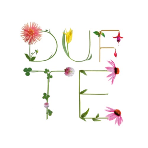 Dufte, Blumenalphabet vegan gedruckt auf Basics aus Bio-Baumwolle, Faibleshop.com, katja Hofmann, Studio for good handmade Design