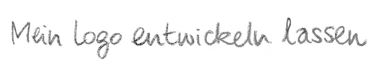 Mein Logo entwickeln lassen handschriftlich geschrieben für Button