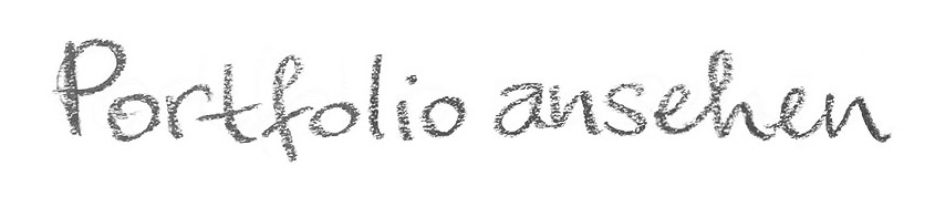Portfolio ansehen handgeschrieben für Button auf Danke Seite