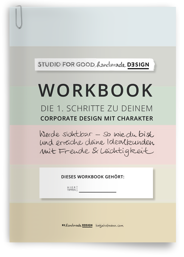 Bild von Workbook für die 1. Schritten zu deinem Corporate Design mit Charakter