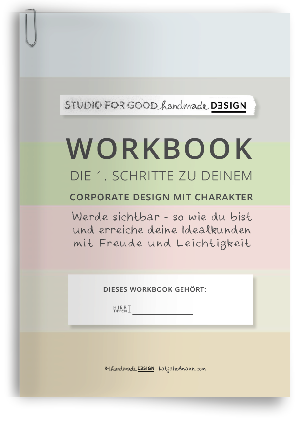 Bild von der Titelseite von dem Corporate Design Workbook