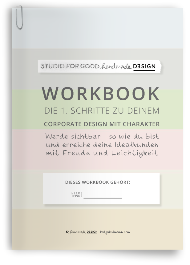 Bild von der Titelseite von dem Corporate Design Workbook